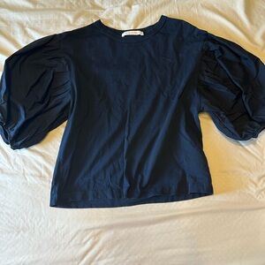 See by Chloe - black puffy blouse size medium